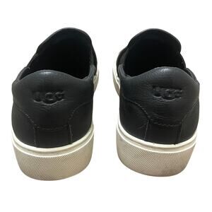 UGG Jass Leather Slip-On Sneakers – Black, Women’s Size 8.5